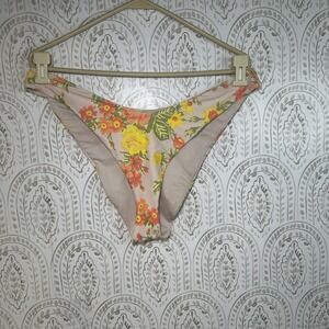 Aerie‎ Bikini Bottom Women's Size XL Pink Floral High Leg NWT